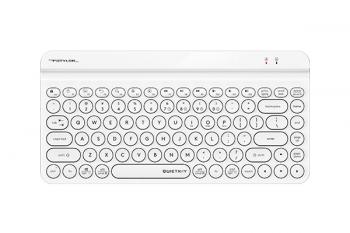 Wireless Keyboard A4TECH FBK30, Bluetooth & 2.4G, White, Smartphone Cradle