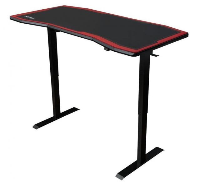 Геймърско бюро Nitro Concepts D16E, Carbon Red, Електрическо управление на височина 