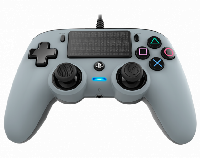 Жичен геймпад Nacon Wired Compact Controller, Сребърен 