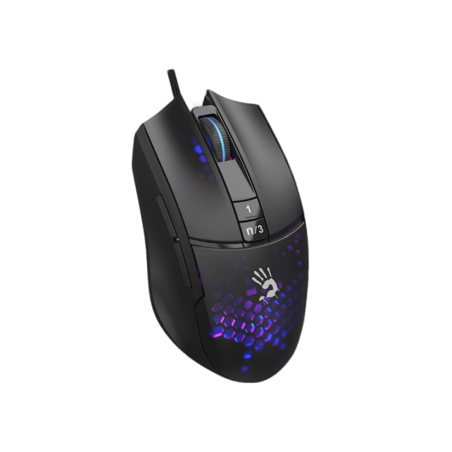 A4tech Lightweight gaming mouse Bloody L65 Max, 12000 cpi, Honeycomb, Black 