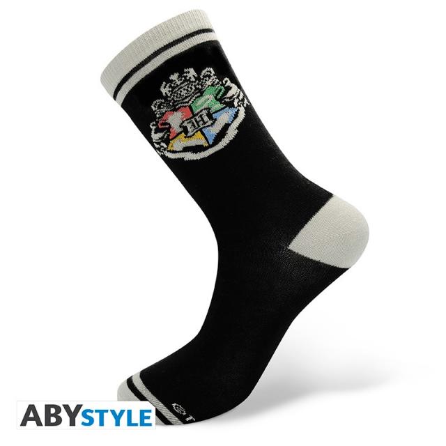 Чорапи ABYSTYLE HARRY POTTER Black & Grey Hogwarts 
