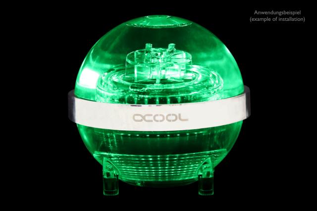 Резервоар с помпа Alphacool Eisball Digital RGB, Acryl (D5/VPP Ready) 