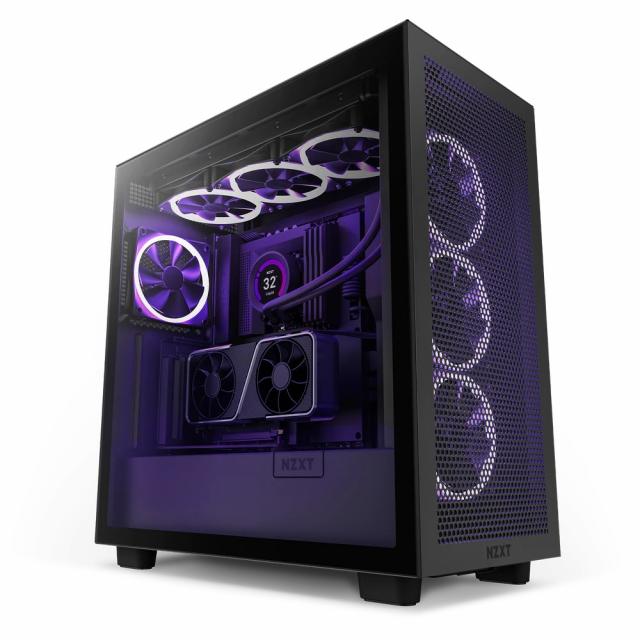 Брекет и кабел NZXT H7 Vertical GPU Mounting Kit, за вертикален монтаж на видео карта, Черен 