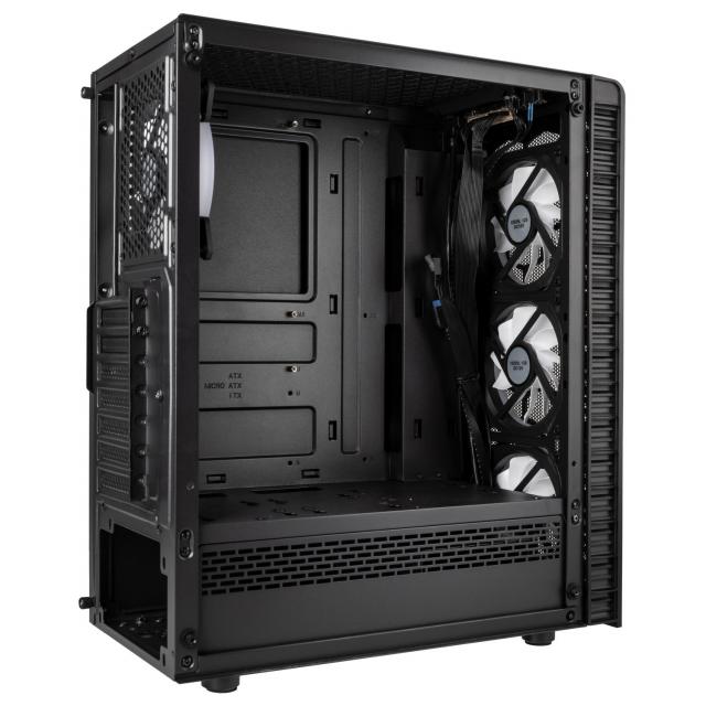 Case Kolink Observatory Lite Mesh RGB Mid-Tower, Black 