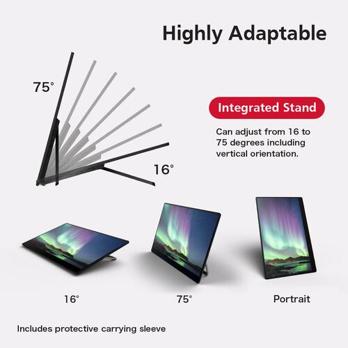 Преносим тъч монитор  RICOH 150BW, OLED, 15.6", 715 г, USB-C, Li-Ion 3740mAh 