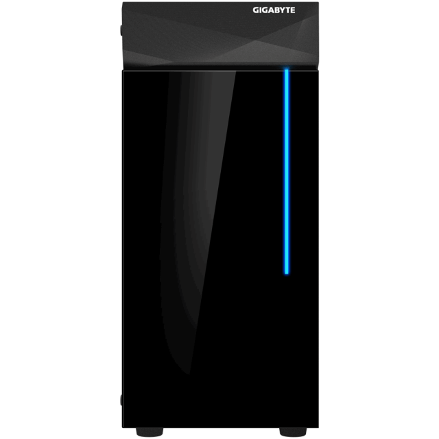 Кутия Gigabyte C200G RGB, Mid Tower, Черна 