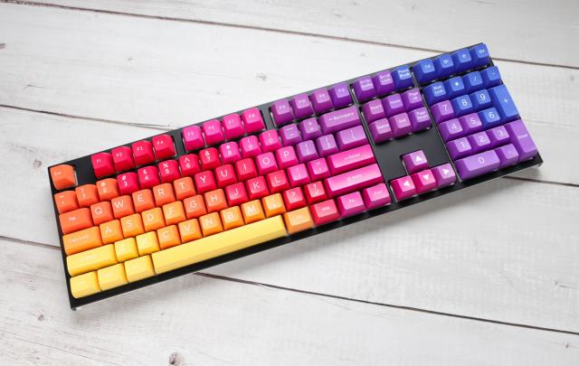 Капачки за механична клавиатура Ducky Afterglow, 108-Keycap Set ABS, Double-Shot, US Layout 
