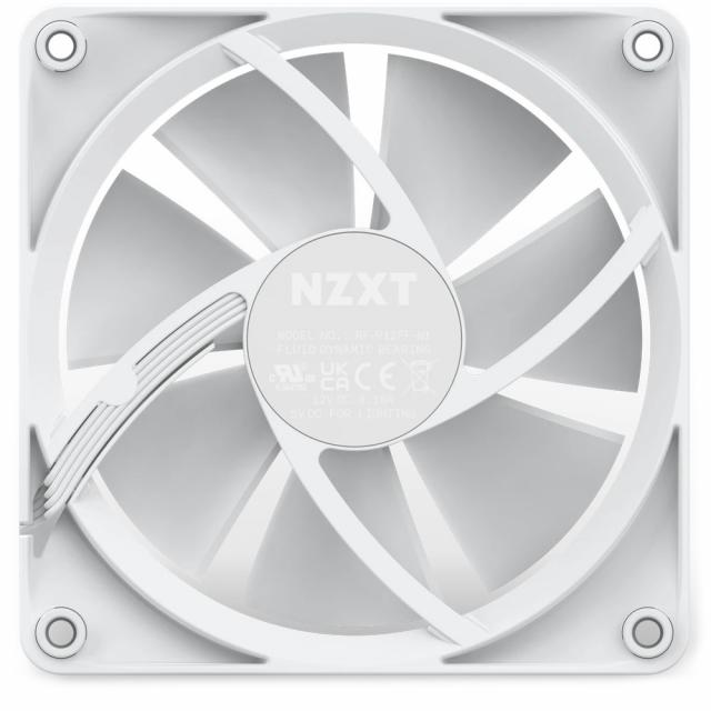 Вентилатор NZXT F120 RGB Бял 