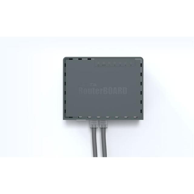 Рутер MiKrotik hEX S - RB760iGS, 5 x 10/100/1000 Mbps, Черен 