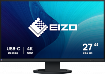 Monitor EIZO ColorEdge EV2740S-BK, 27'', 3140x2160, IPS, black, USB-C, DP, HDMI, 4xUSB-A