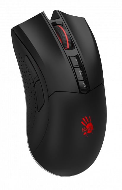 A4tech Bloody R90 Plus Stone black Геймърска безжична оптична мишка 