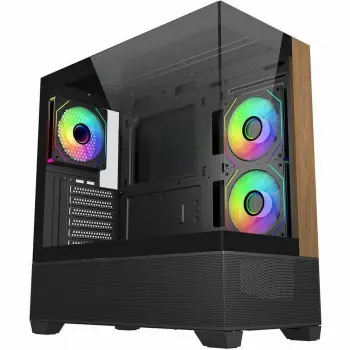 Case CoolerMaster Elite 690 Wood - Black