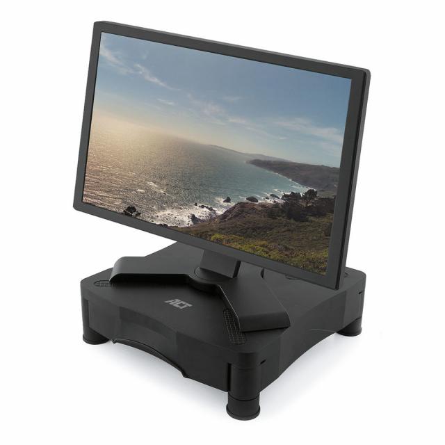 ACT Monitor stand with one drawer, adjustable height, AC8200 