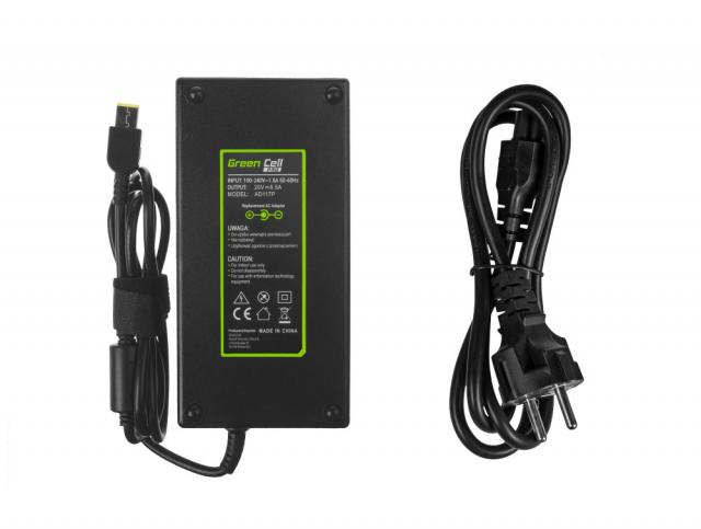 Захранване за лаптоп GREEN CELL, PRO Charger / AC Adapter 20V 8.5A 170W for Lenovo Legion 5-15 15ARH05 15IMH05 17IMH05 Y530-15 Y540-15IRH Y540-17 Y720 