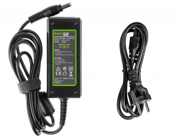 Захранване за лаптоп  GREEN CELL, PRO Charger / AC Adapter 19V 2.37A 45W for Acer  5,5mm- 1,7mm 