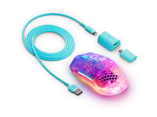 Геймърска мишка SteelSeries Aerox 3 Wireless Gen2 - Fortnite Edition 