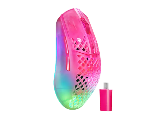 Gaming Mouse SteelSeries Aerox 3 Wireless Gen 2 - Magenta Haze 