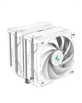 Охладител за процесор DeepCool AK620 WH - Dual-Tower, Бял, LGA1700/AM5