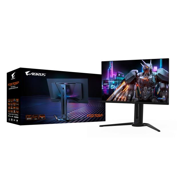Gaming monitor GIGABYTE AORUS FO27Q5P - 27" QD-OLED, QHD (2560 x 1440), 500Hz, 0.03ms 