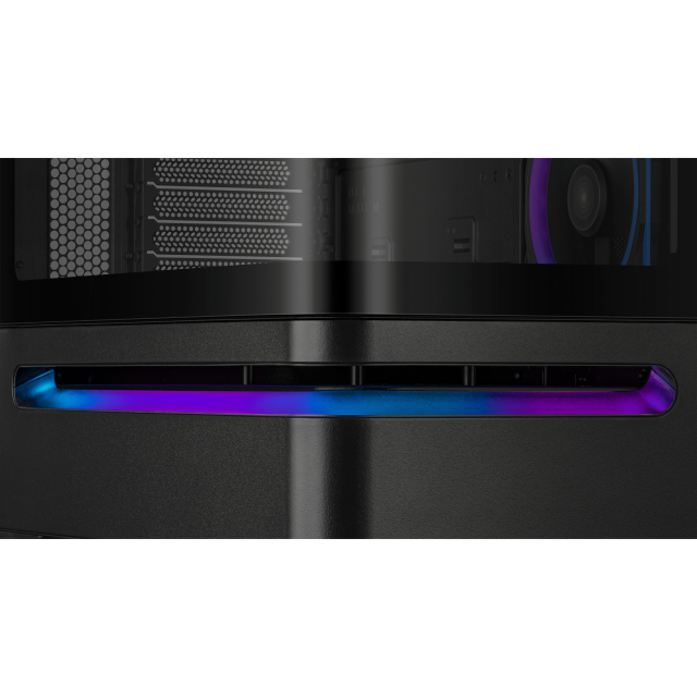 Кутия ASUS Prime AP202 ARGB mATX + 3 ARGB Вентилатора - Black 