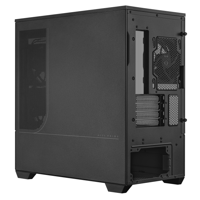 Кутия ASUS Prime AP202 ARGB mATX + 3 ARGB Вентилатора - Black 
