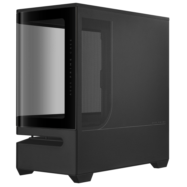 Кутия ASUS Prime AP202 ARGB mATX + 3 ARGB Вентилатора - Black 