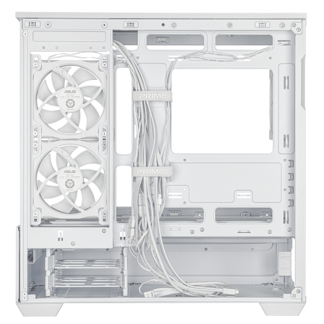Кутия ASUS Prime AP202 ARGB mATX + 3 ARGB Вентилатора - White 