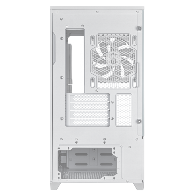 Кутия ASUS Prime AP202 ARGB mATX + 3 ARGB Вентилатора - White 