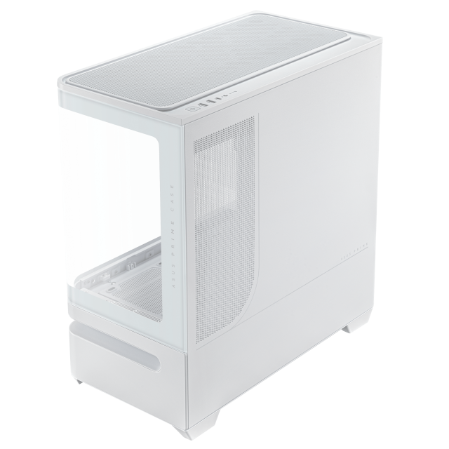 Кутия ASUS Prime AP202 ARGB mATX + 3 ARGB Вентилатора - White 