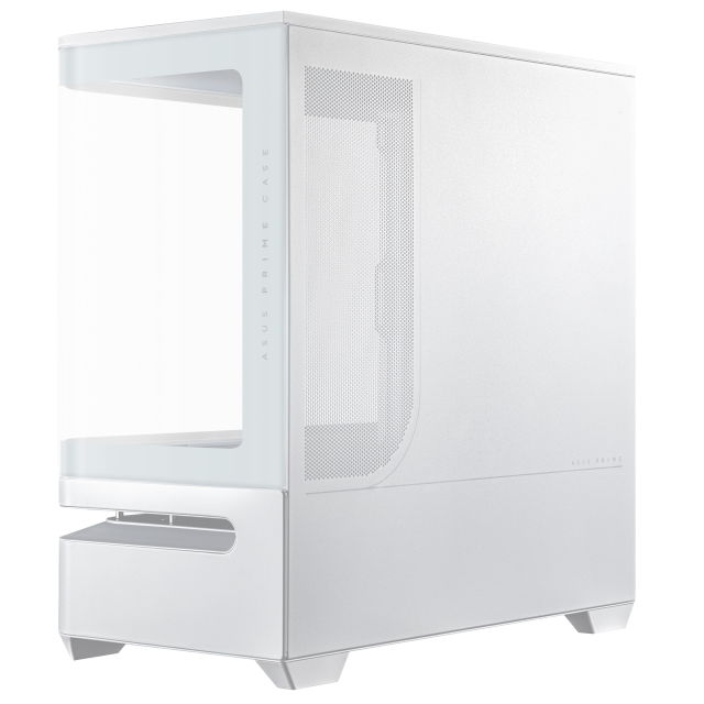 Кутия ASUS Prime AP202 ARGB mATX + 3 ARGB Вентилатора - White 