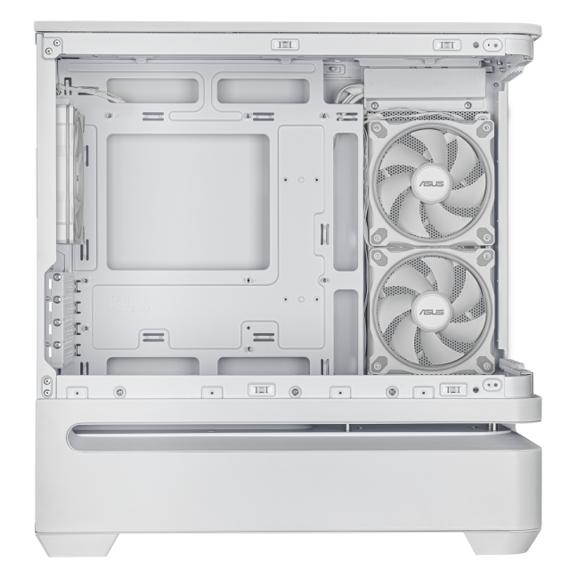 Кутия ASUS Prime AP202 ARGB mATX + 3 ARGB Вентилатора - White 
