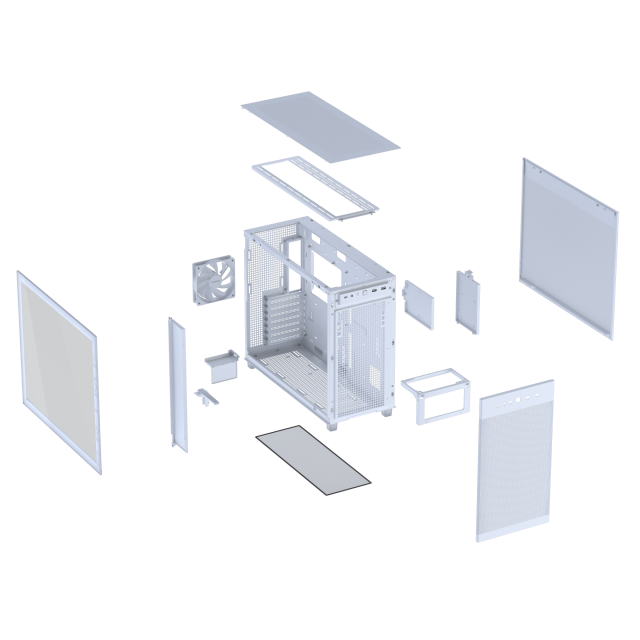 Case ASUS PRIME AP303 TG - White 