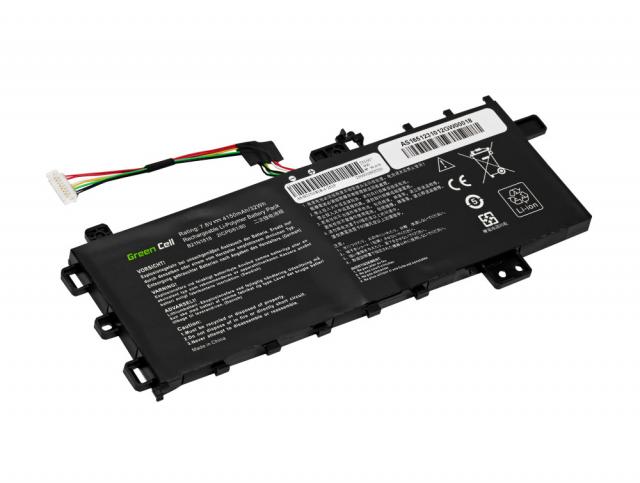 Laptop Battery for  ASUS B21N1818 C21N1818-1 for Asus VivoBook 15 A512  7,6V 4150mAh LIPO   GREEN CELL 