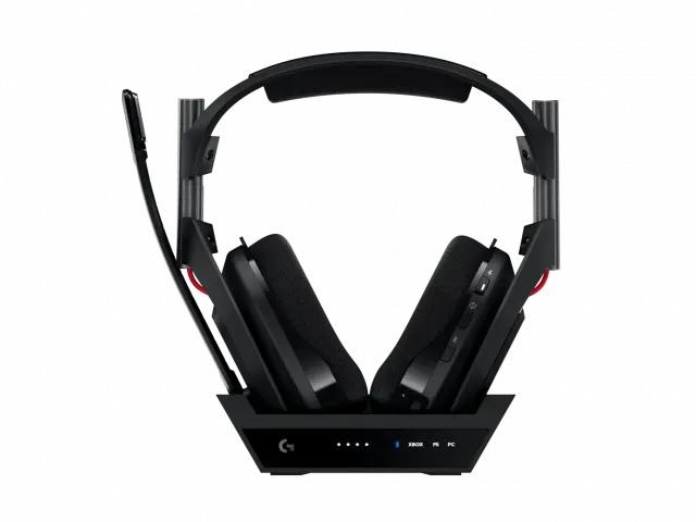 Logitech Astro A50 Lightspeed безжични слушалки със станция , черни 