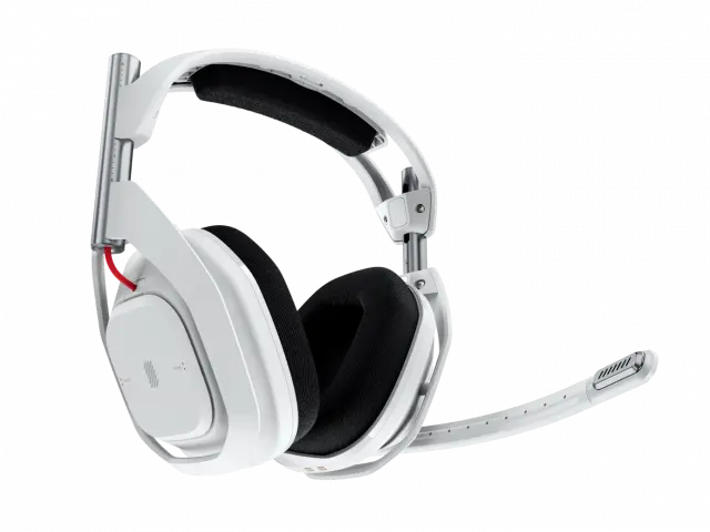 Logitech Astro A50 Lightspeed безжични слушалки със станция , Бели 