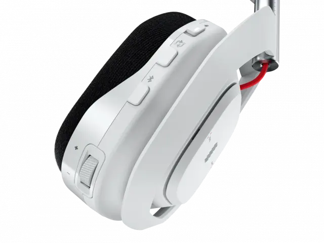 Logitech Astro A50 Lightspeed безжични слушалки със станция , Бели 