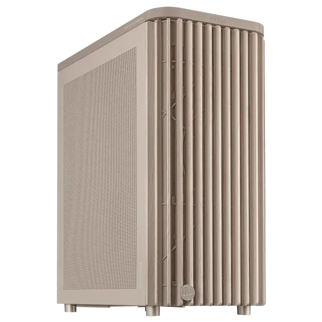 Case ASUS ProArt PA401 Wood Edition Beige - Mesh Panel 