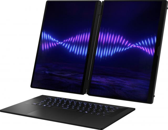 Лаптоп ASUS ROG Zephyrus Duo 16 2026 GX651AX-SR086X - 16" OLED Touchscreen, 120Hz, 2.8K, Intel Core Ultra 9 386H, 64GB LPDDR5X, 2TB SSD, RTX 5090 24GB GDDR7, Win 11 Pro 