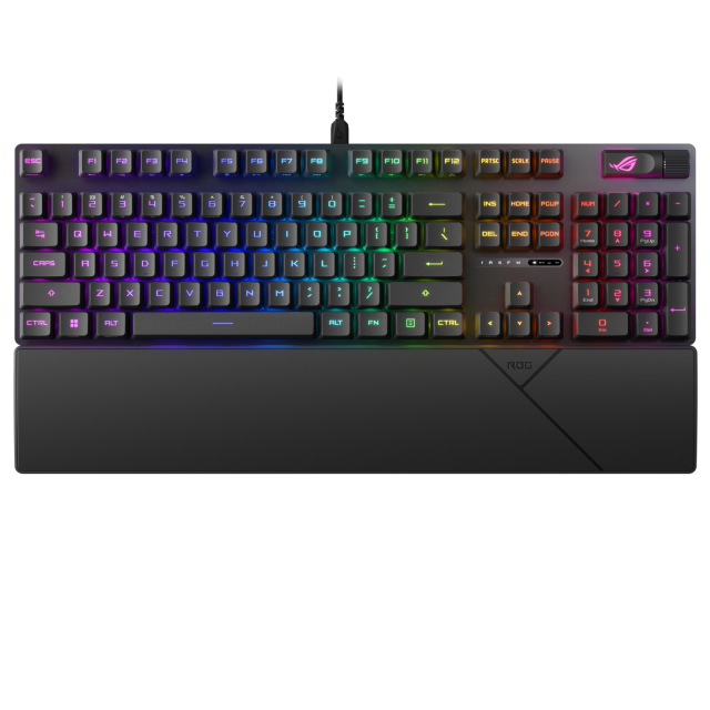 Геймърска механична Клавиатура ASUS ROG Strix Scope II RX - ROG RX Optical Switch Red 