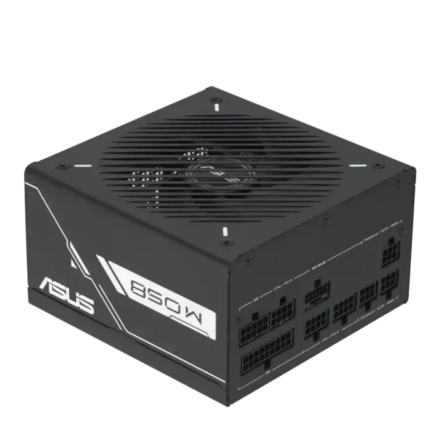 Захранващ блок ASUS Prime 850W Gold Black Edition, PCIe 5.1, Fully Modular 
