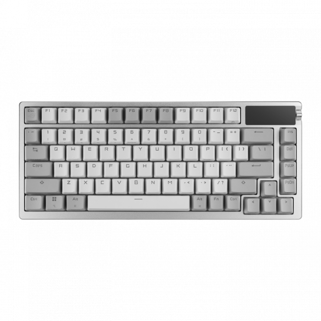 Геймърска безжична Клавиатура ASUS ROG Azoth - Moonlight White 