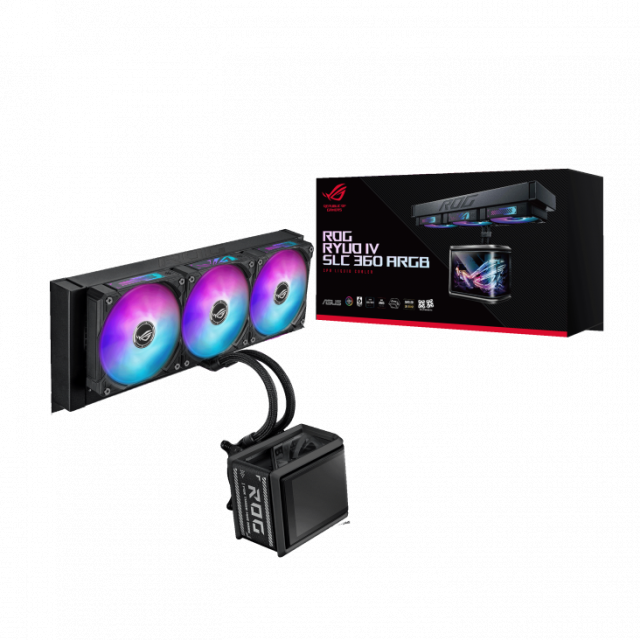 Охладител за процесор ASUS ROG Ryuo IV SLC 360 ARGB 6.67" Curved AMOLED Display 