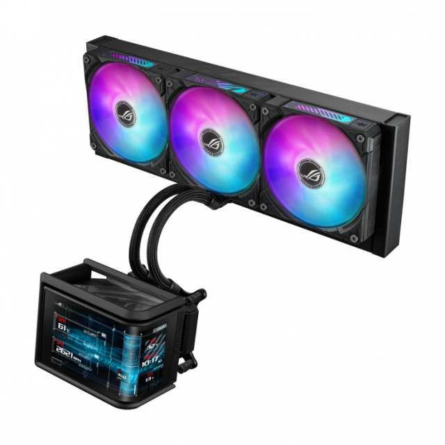 Охладител за процесор ASUS ROG Ryuo IV SLC 360 ARGB 6.67" Curved AMOLED Display 