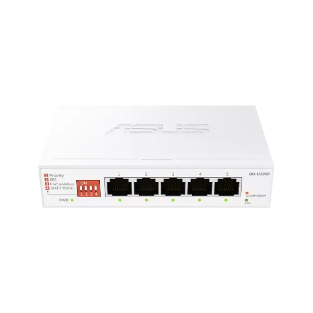 Суич ASUS QG-U1050 5-Port 5 x 2.5Gbps ports 
