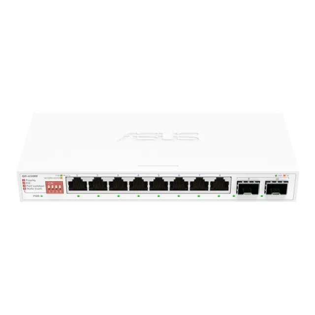Суич ASUS QG-U1080 8-Port 8 x 2.5Gbps ports 