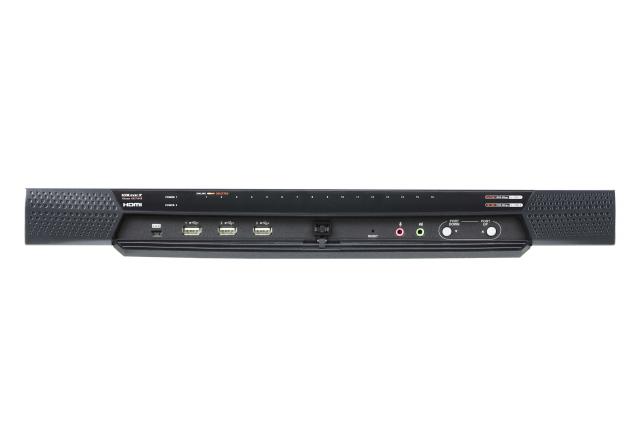 KVM over IP Switch ATEN KN2116VB-AX-G, KVM 16-Port, 1x Local, 2x Remote, Console: 2xUSB, HDMI, VGA 