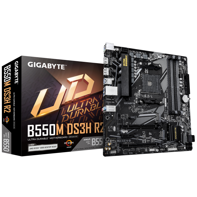Motherboard GIGABYTE B550M DS3H R2 Socket AM4 