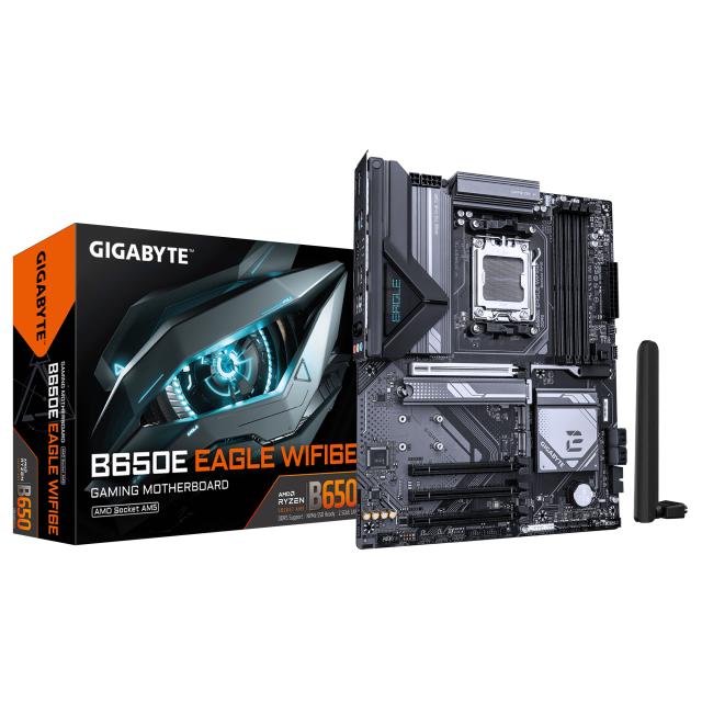Дънна платка GIGABYTE B650E EAGLE WIFI 6E, AM5 