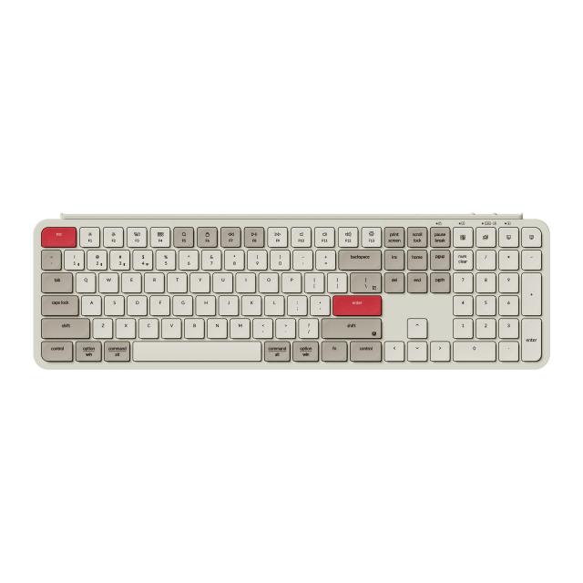 Wireless keyboard Keychron B6 Pro Ultra-Slim - Retro Red 