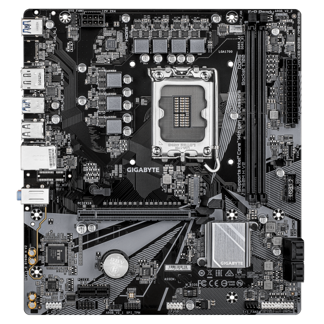 Motherboard GIGABYTE B760M H V2 DDR5, socket 1700 